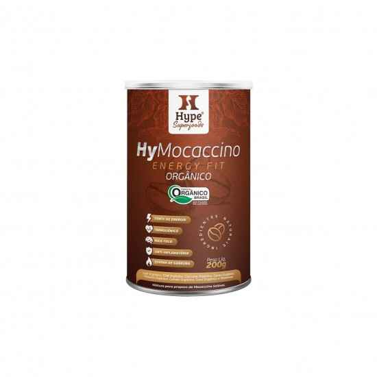 Hymocaccino Energy Fit Orgânico Hype 200g - Organ Alimentos