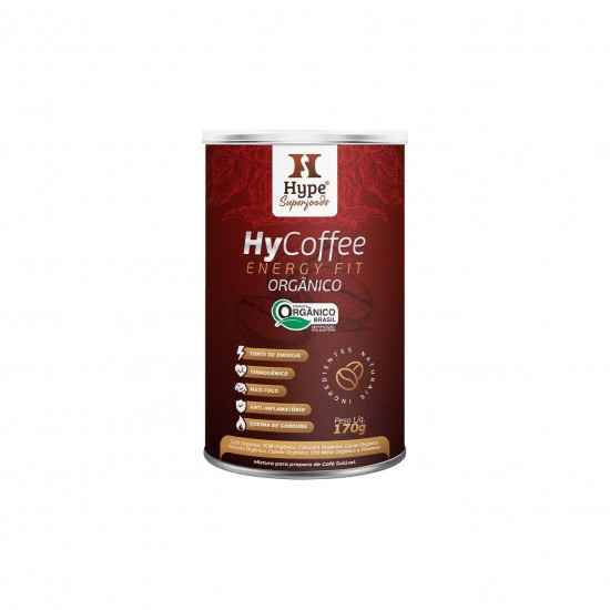 Hycoffee Energy Fit Orgânico Hype 170g - Organ Alimentos