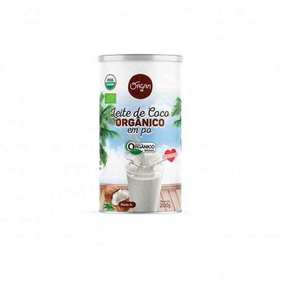 Leite de Coco Orgânico em Pó 200g - Organ Alimentos