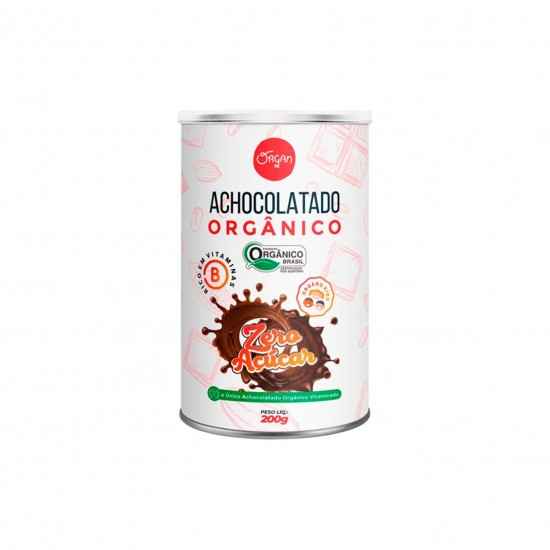 Achocolatado Orgânico Zero Açúcar 200g - Organ Alimentos