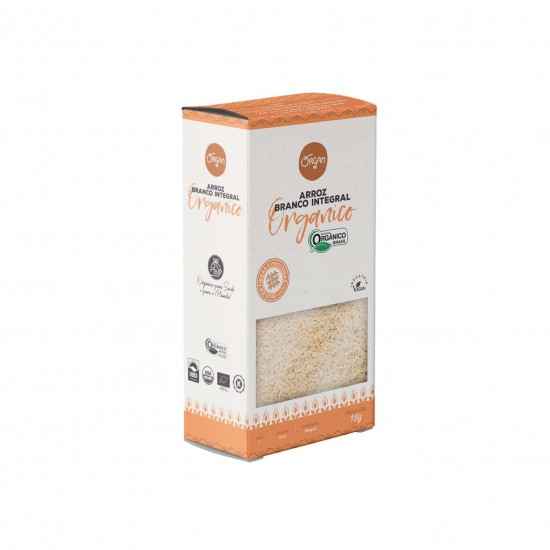 Arroz Integral Orgânico 1kg - Organ Alimentos